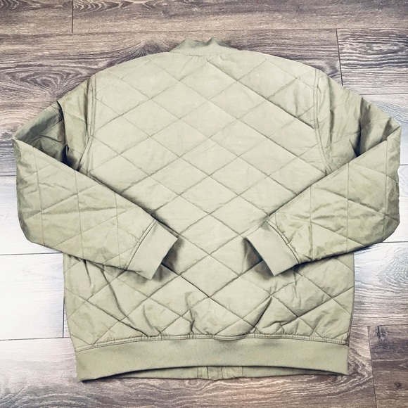 Vans Men’s Full Zip Quilted Canteen Trusel Bomber Jacket Size XXL - 0A7S8M NWT - Picture 10 of 10